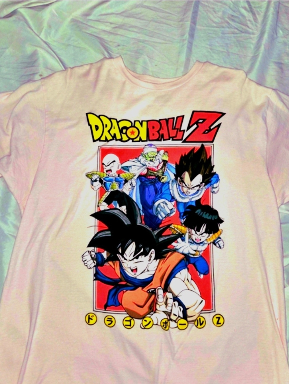 Light Pink Dragon Ball Z Graphic T-Shirt (says XL: fits like a Medium)